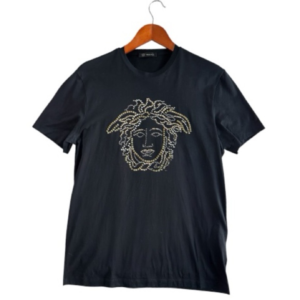 Versace Medusa Studded T-Shirt | Made in Italy | Authentic Designer Tee - Picture 2 of 5